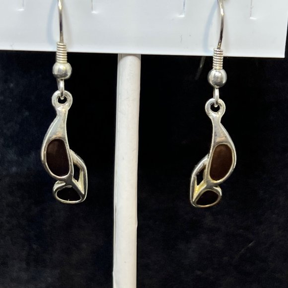 Lot Of 5 Beach Themed Silver Tone Pierced Earrings (3658) - Picture 4 of 10